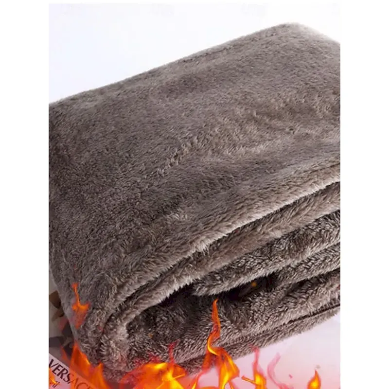 Women's Fleece Pants Chinos Fashion Streetwear Basic Full Length High Waist Plain Pocket Elastic Waistband Comfy Soft Comfortable High Elasticity Outdoor Street Dark Gray Black Brown Amethyst Spring - Image 4